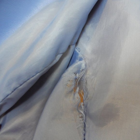 Suzy Shier Light blue faux leather motorcycle jacket in Size XS - Picture 13 of 13